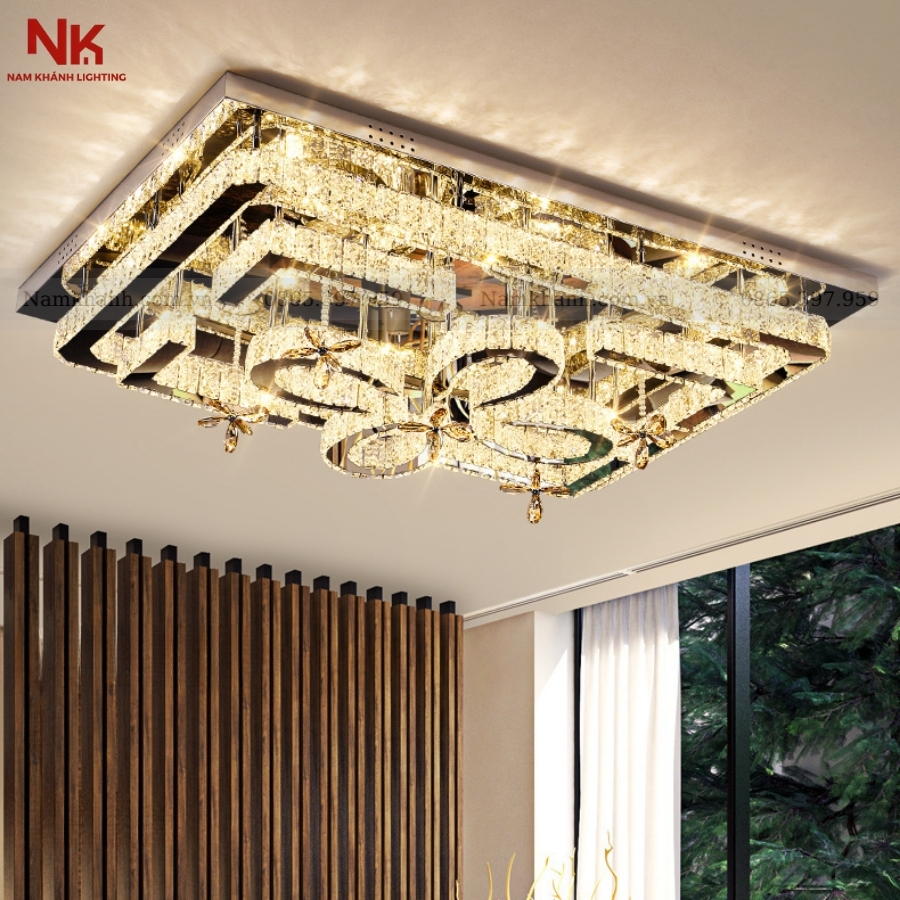 Đèn Ốp Trần Pha Lê 409