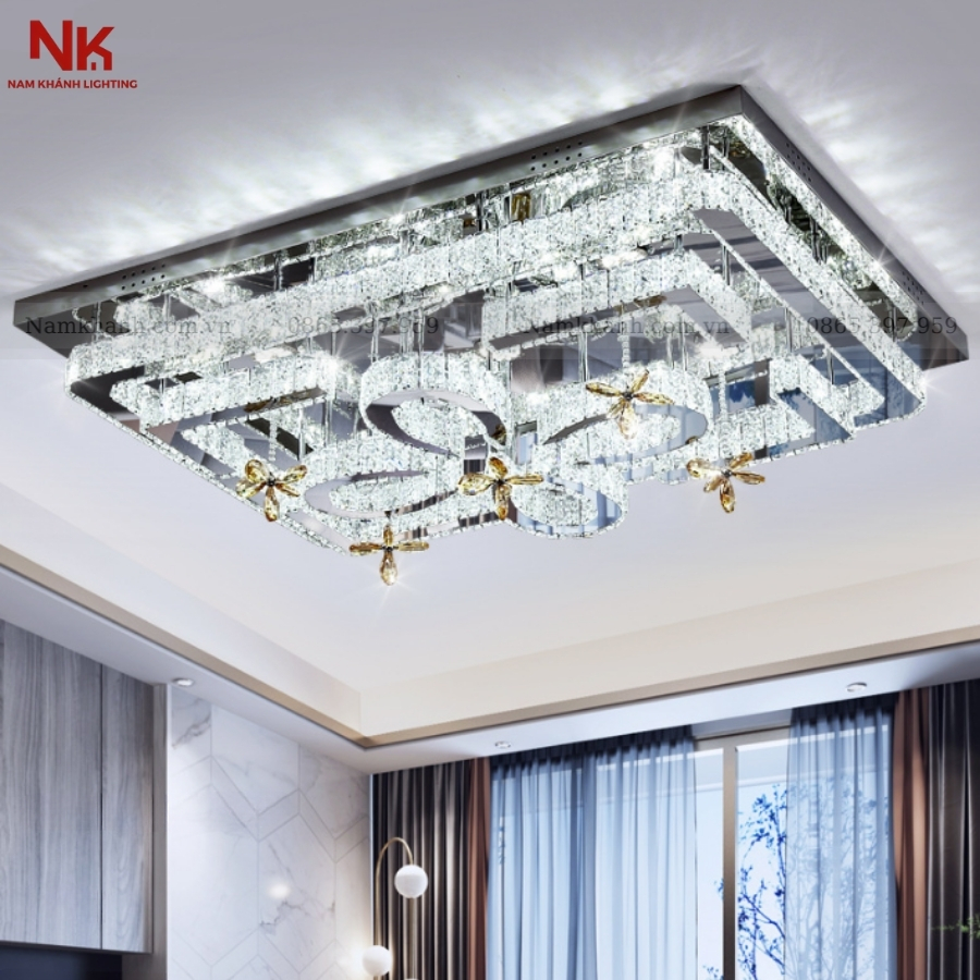 Đèn Ốp Trần Pha Lê 409