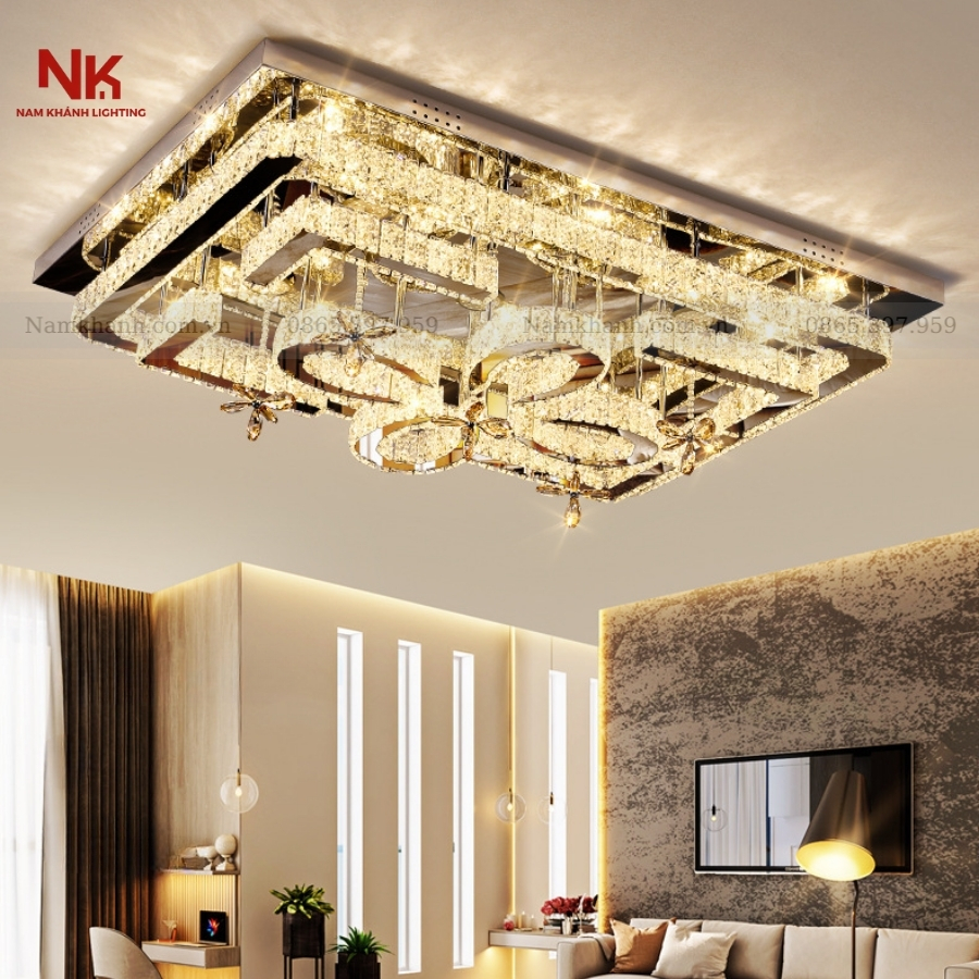 Đèn Ốp Trần Pha Lê 409