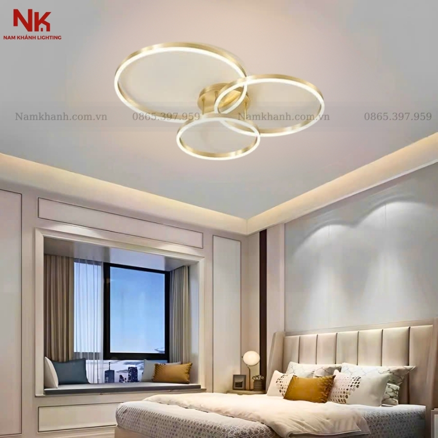 Đèn Ốp Trần 3 Vòng LED