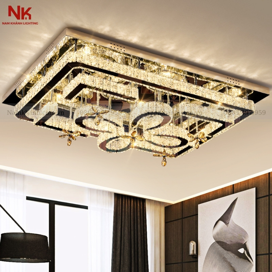 Đèn Ốp Trần Pha Lê 409