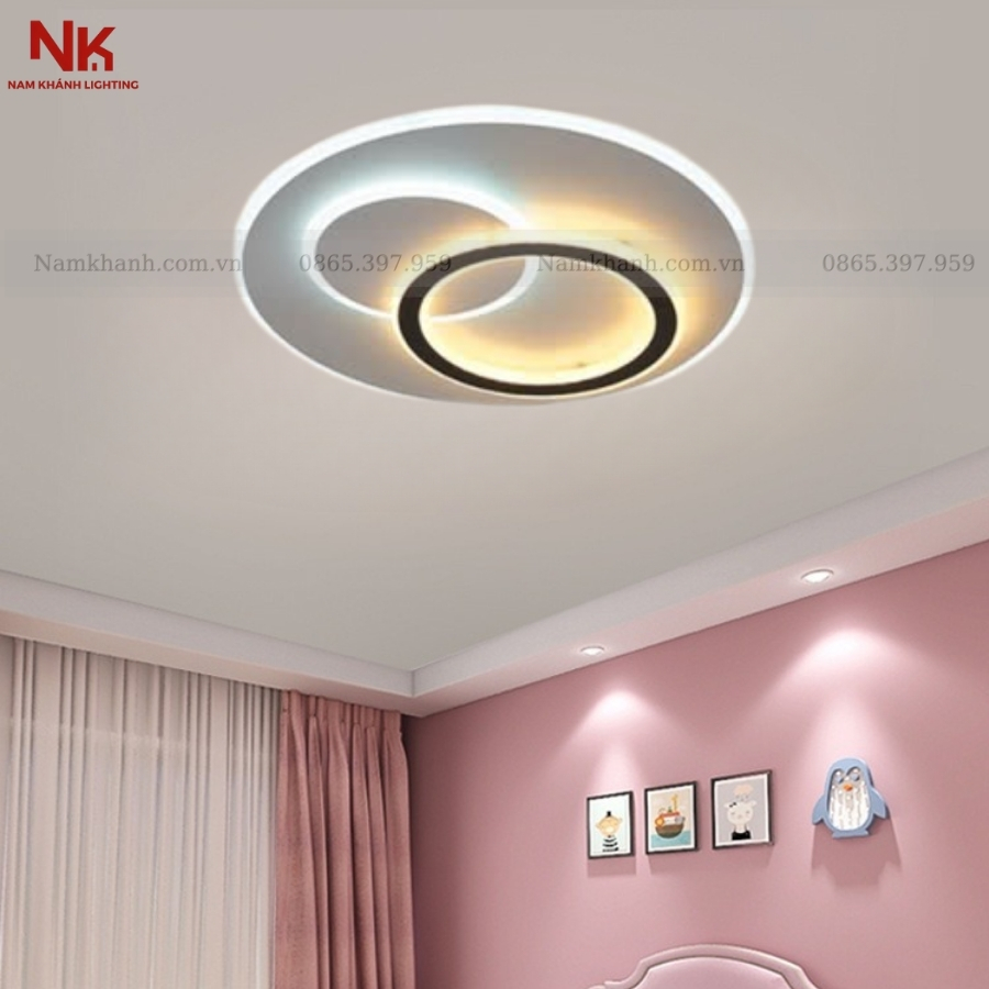 Đèn Ốp Trần Hiện Đại Vuông Tròn