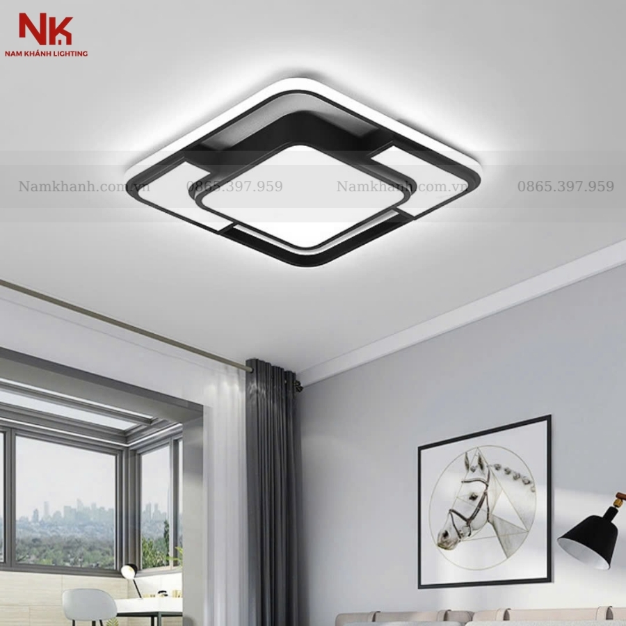 Đèn Ốp Trần Đen Trắng 575