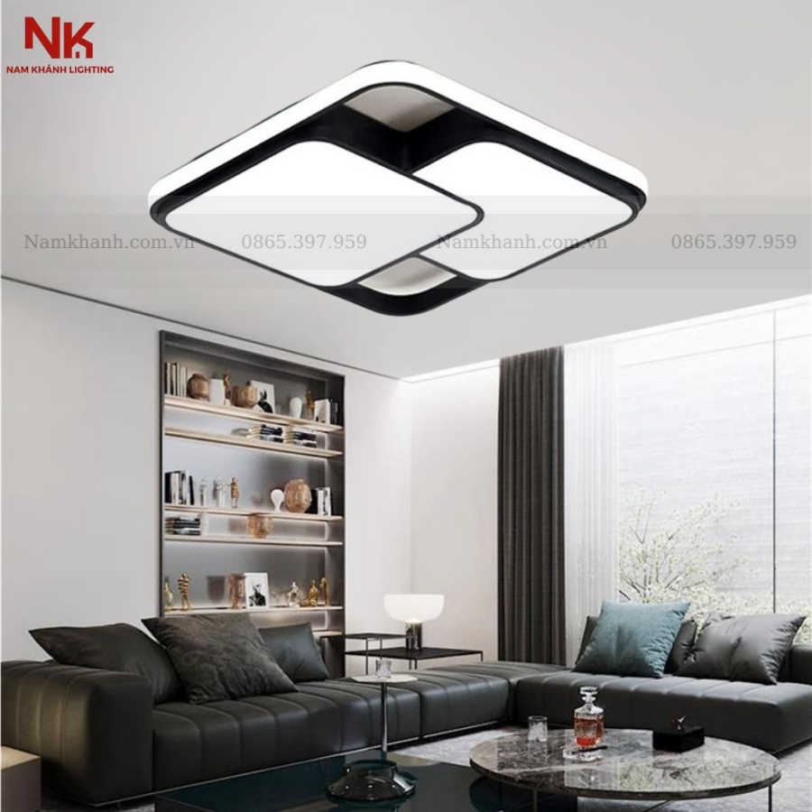 Đèn Ốp Trần Đen Trắng 576