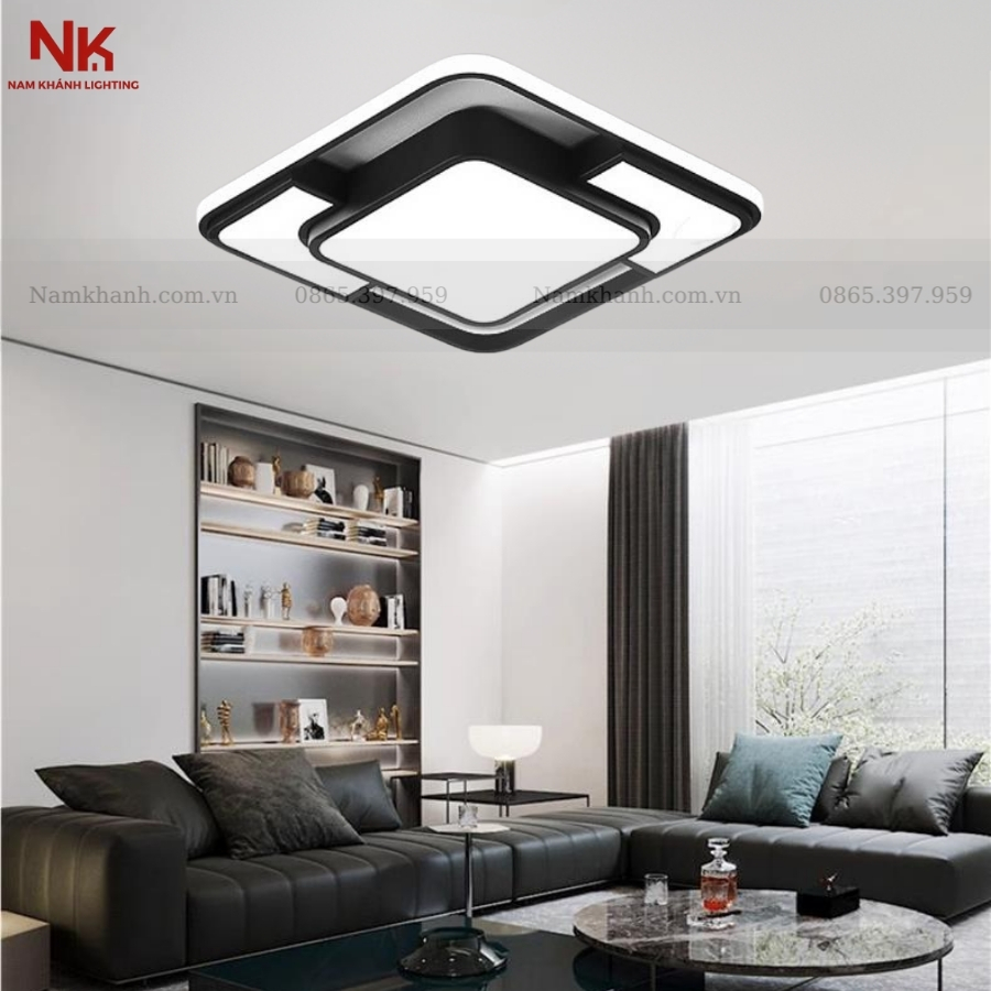 Đèn Ốp Trần Đen Trắng 575