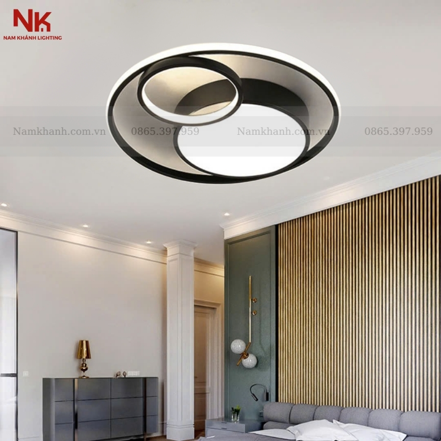 Đèn Ốp Trần Đen Trắng 574