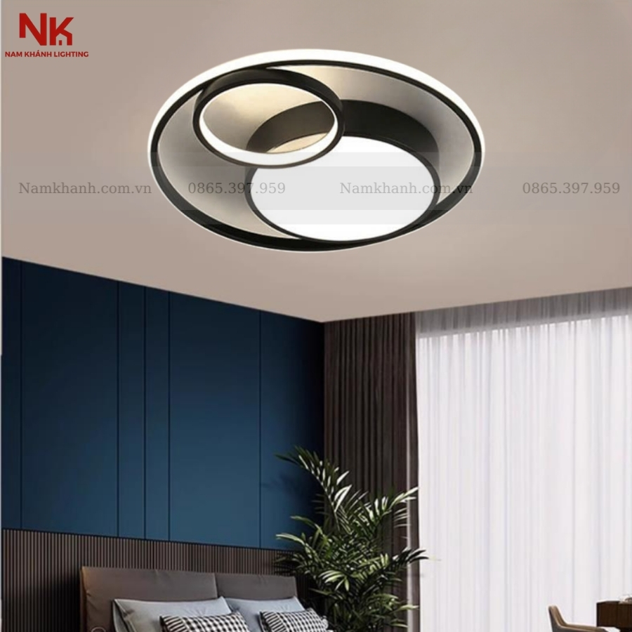 Đèn Ốp Trần Đen Trắng 574