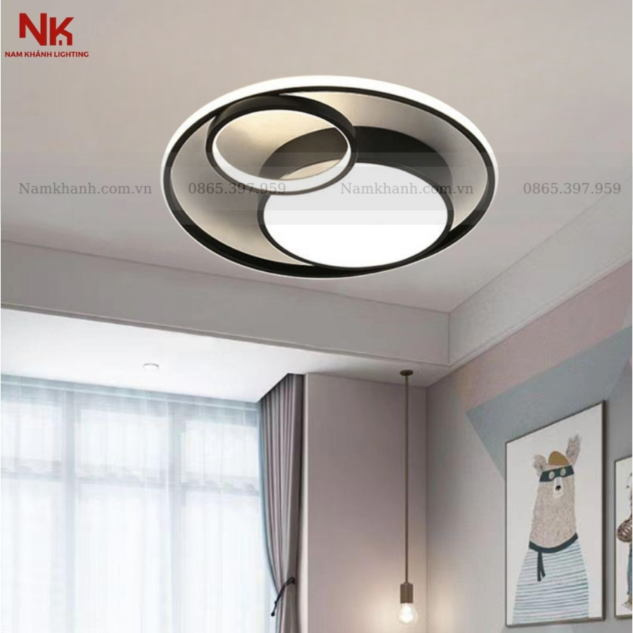 Đèn Ốp Trần Đen Trắng 574