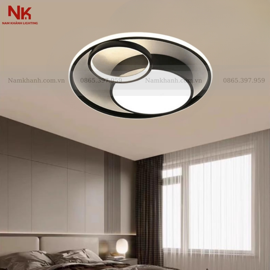 Đèn Ốp Trần Đen Trắng 574
